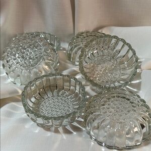 Vintage Jeannette Glass Dessert Bowls Set of 6